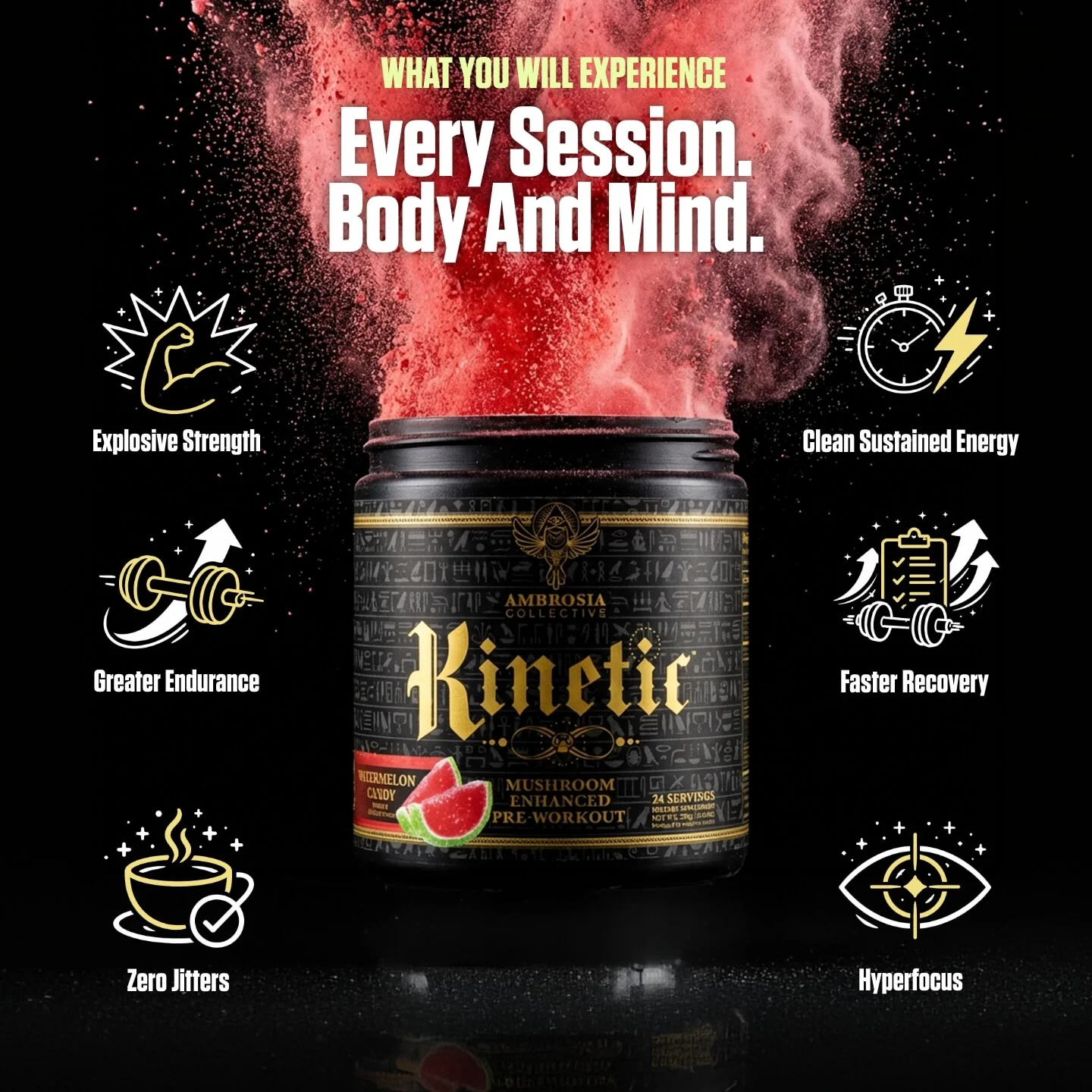 Kinetic™ - Mushroom Enhanced Pre-Workout - Image 5
