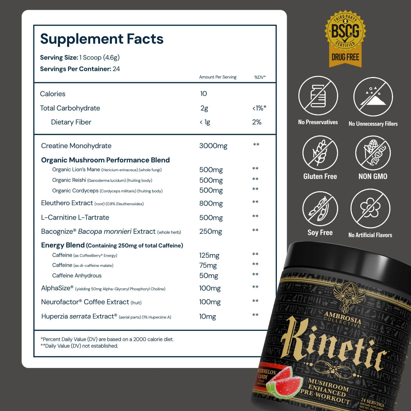 Kinetic™ - Mushroom Enhanced Pre-Workout - Image 9