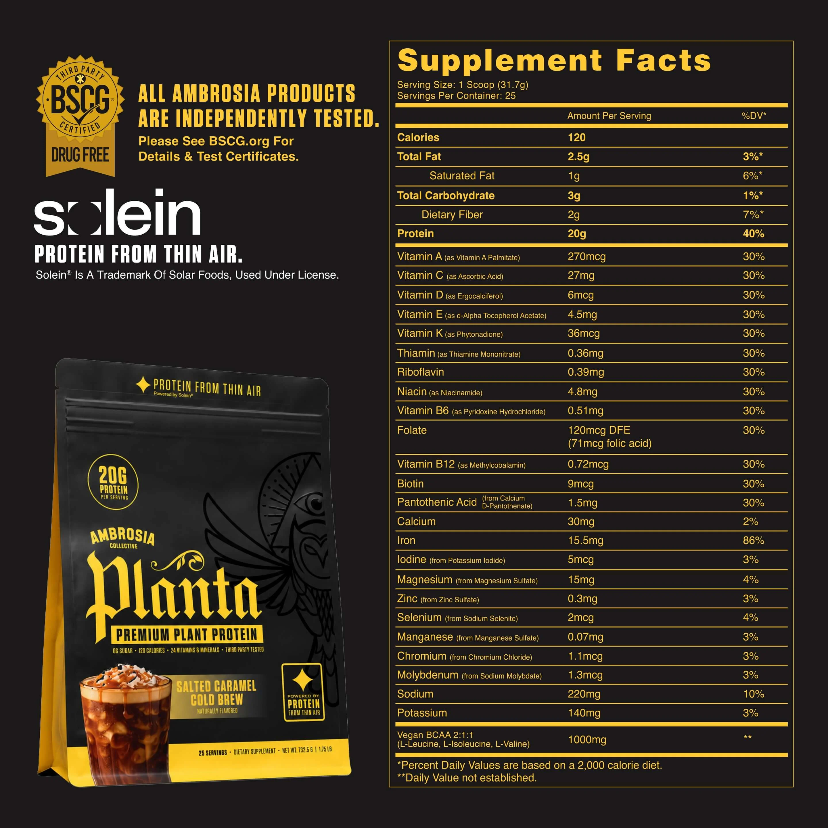 Planta® - Premium Plant Protein (25 Servings) - Image 23