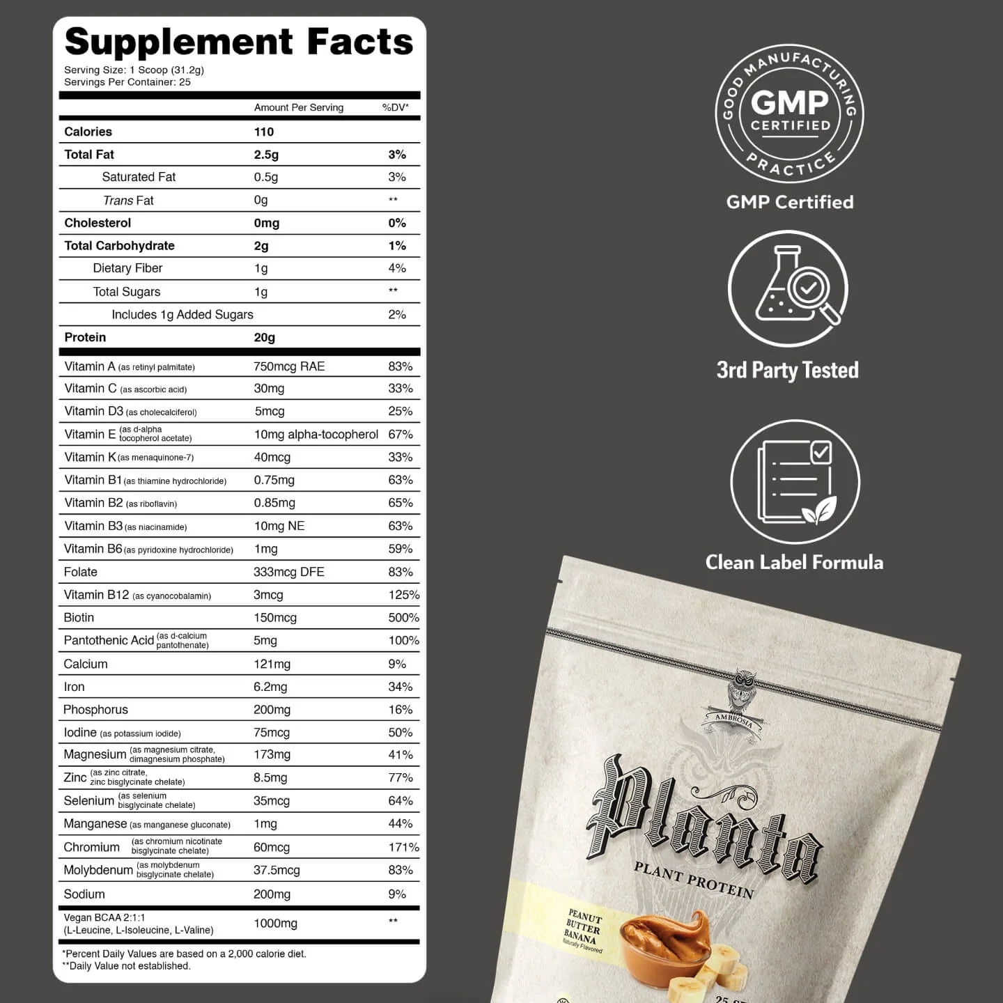 Planta® - Premium Plant Protein (25 Servings) - Image 85